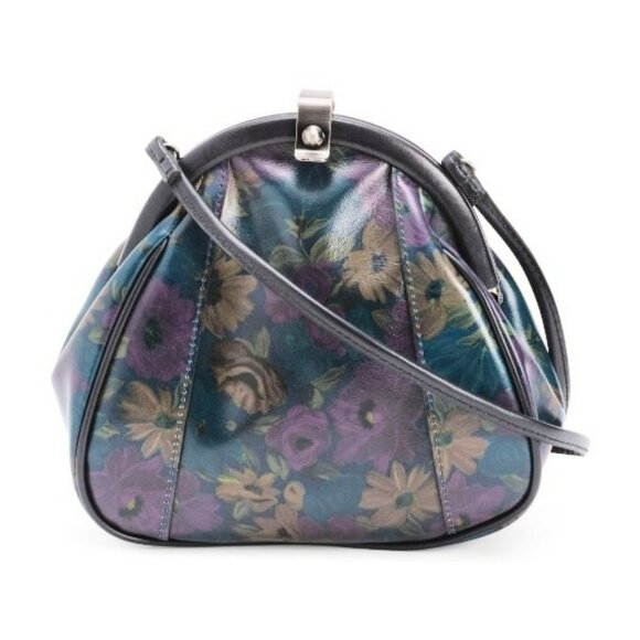 NWT Patricia Nash Peruvian Painting Leather Portafina Crossbody in Gift Box - Picture 4 of 7